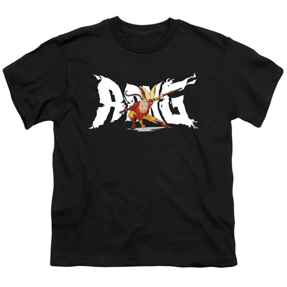 Avatar The Last Airbender Aang and Momo Unisex Youth T Shirt