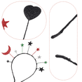 thumbnail image 3 of Bandas con purpurina, aro para el pelo con forma de corazón, luna, estrella, corona para fiesta de cumpleaños, piezas de Tiara, 3 of 5