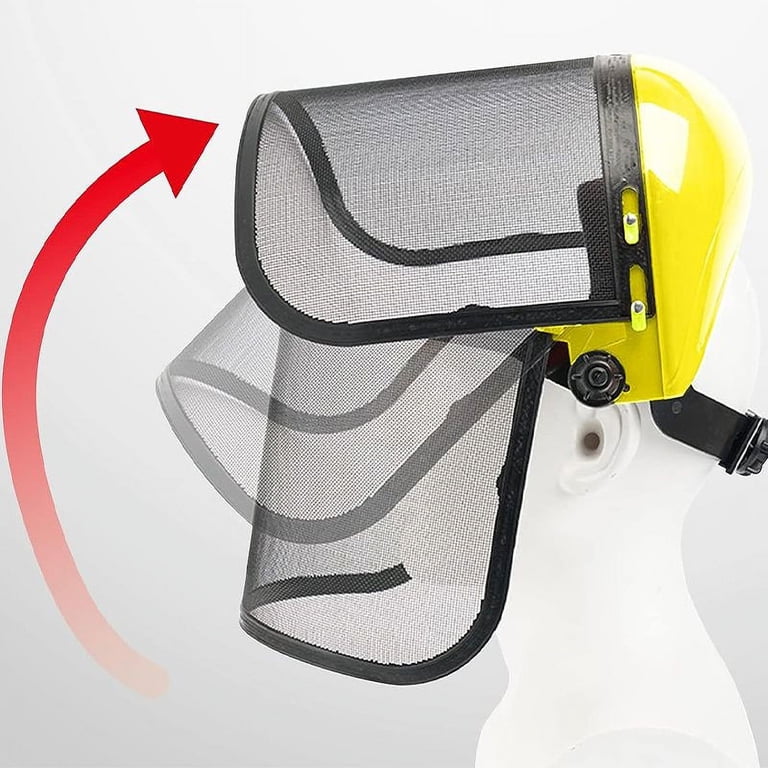 WJSXC Headworn Steel Wire Mesh Mask, Garden Trimming Protector