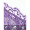 thumbnail image 3 of Ausing Lingerie Set Women's Sexy Embroidered Bra Panties Two Piece Matching Underwear Sheer Mesh Push-Up Bra Adjustable L Purple, 3 of 6