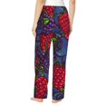 thumbnail image 3 of Balery Wild Berries print Women's Pajama Pants,Ultra Lightweight Pjs,Lounge Pant-Large, 3 of 9