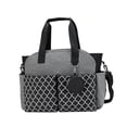 thumbnail image 2 of Multifunctional Baby Diaper Mummy Changing Bag Handbag for Diaper Keys Phone Black Gray, 2 of 9