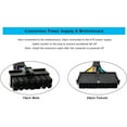 thumbnail image 3 of 24 Pin to 14 Pin ATX PSU Main Braided Sleeved Cable for for PC and Servers 12-Inch(30cm), 3 of 8