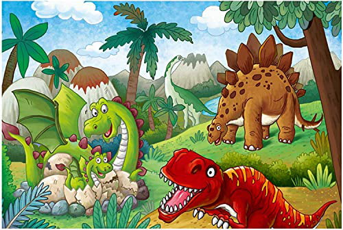 Animal Learning Educational Puzzle Toys Great Gift for Boys and Girls Preschool Dinosaur Puzzle Set for Toddlers and Children 100 Piece Jigsaw Puzzles for Kids Age 4-8,Pieces Fit Together Perfectly