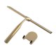 thumbnail image 5 of Gold Stainless Steel Shower Squeegee For Bathroom, Wide Shower Glass Squeegee, High Quality Silicone, Shower With Bracket No Drilling, For Shower, Bat, 5 of 5