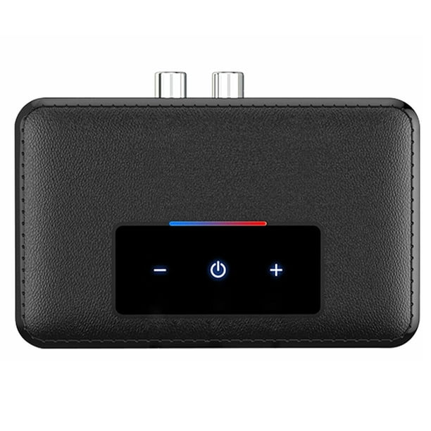 Sidaley Receptor Bluetooth 5,0 receptor de Audio estéreo inalámbrico para coche 3,5mm a 2 RCA adaptador de Audio para altavoz de casa de Cables de audio/vídeo Negro