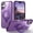 Purple, variant on ShieldFlex for iPhone 17 Case with Invisible Magnetic Ring Stand Military-Grade Translucent Case for iPhone 17 6.3 Inch, Compatible with Mag-Safe, Great Grip Feeling,Winered
