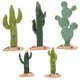 thumbnail image 1 of 5 piezas de cactus en miniatura para decoración de mesa de arena., 1 of 8