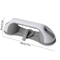 thumbnail image 2 of Drill-Free Suction Cup Bathroom Grab Bar - Safety Handrail for Seniors & Elderly, Non-Slip Bathtub Shower Handle, Removable Bathroom Safety Accessory, Heavy-Duty Anti-Fall Rail, 3.5*11in, Gray, 2 of 7