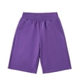 thumbnail image 6 of Ceisia Kids 3-15Y Boys High Waist Casual Athletic Shorts With Pockets Versatile Outdoor Running Fitness 5 Inch Shorts Purple 11-12Years Gift, 6 of 6