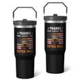 thumbnail image 2 of 1pc Bus Driver 30oz Tumbler with Straw & Handle - Insulated Stainless Steel Cup | Holiday Gift for Man Women (Christmas, Valentine's, Birthday), 2 of 7