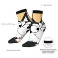 thumbnail image 5 of Saiise Bluey Funny Socks Men Women Adults Novelty Graphic Crew Tube Socks Crazy Design Casual Dress Socks for Sports,Running,Travel, 5 of 7