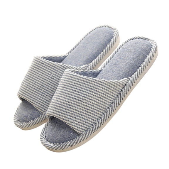 Slippers for Women,Men's And Summer Thick Soled Indoor Non Leisure Bathroom Soft Soled Slippers,Womens Slippers,Blue,6.5