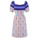 thumbnail image 5 of Kewtiepie Vestido de manga corta vestidos de verano para mujer 2025 Vestidos vestido de gala morado, 5 of 6