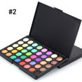 thumbnail image 2 of Juego de maquillaje de paleta de sombra de ojos con brillo de sombra de ojos en polvo cosmético de 40 colores #2 2 Yuyangstore Paleta cosmética de sombras de ojos, 2 of 8