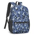 thumbnail image 3 of 17 Inch Lightweight Backpack,PVC Waterproof Oxford Fabric, Ergonomically Designed, with Large Capacity, Camouflage Print, 3 of 5