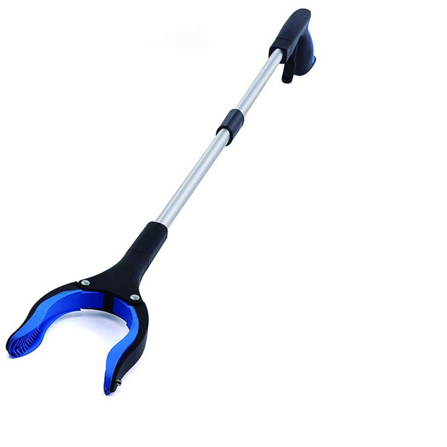 Reacher Grabber Tool, 32" Elderly Grabbers With Magnet, Lightweight Extra Long Handy Foldable Claw Grabber, Mobility Aid Reaching Assist Tool With Rotating Jaw For Trash Pick Up, Litter Picker, Arm Ex