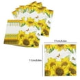 thumbnail image 3 of WEGFTDUOP Halloween Decor 16 Pieces Thanksgiving Autumns Sunflower Napkins Autumns Party Supplies Autumns Napkins Autumns Decorations Thanksgiving Party Supplies Indoor Ornaments, 3 of 6