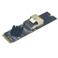 thumbnail image 2 of Yinanstore M.2 NVMe to Mini SAS 36 Pin SFF-8087 3.0 Expansion Card Controller Adapter Card Low Latency 4x 3.0 Interfaces 6Gbps no Cable, 2 of 7