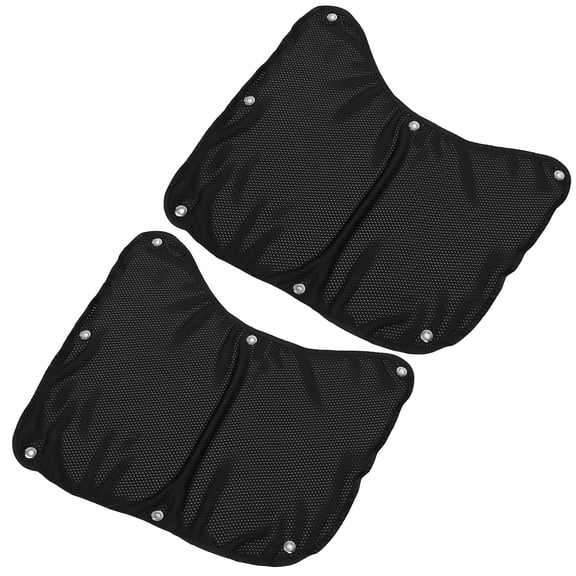 2 PCS Universal Car Window Screens Truck Sun Shade for Side Blocker Black