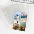 thumbnail image 1 of YAOMOBB Transparent Photo Album Photo Album Binder Sheets Set Waterproof Card Sleeves for Clear Photo Protection, 1 of 5