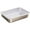 Silver, variant on Food Grade 304 Stainless Steel Prep Tray With Lid For Kitchen Cooking Baking Marinating Serving Organizing