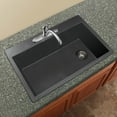 thumbnail image 3 of Transolid Radius 33'' L x 22'' W Granite Single Bowl Drop-in Kitchen Sink, 3 of 5