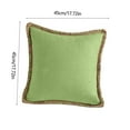 thumbnail image 3 of Lilixerw Linen Throw Pillow Cover Square Solid Color Cushion Cover Pillowcase for Couch Living Room Holiday Decor,17.7 x 17.7 inch, 3 of 6