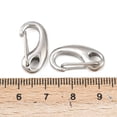 thumbnail image 5 of Resistant Polished 304 Stainless Steel Keychain Clasp Findings Snap Clasps Stainless Steel color 21x11x4.5mm Hole: 3x5mm, 5 of 5