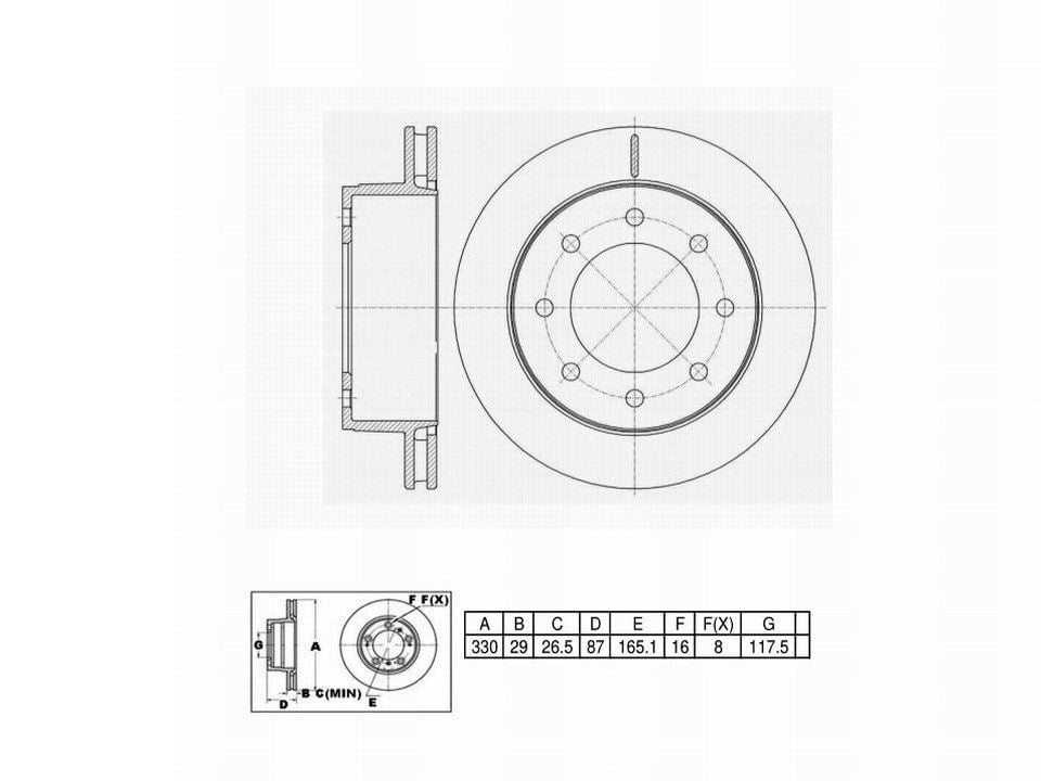 Winstop Brake Rotor, Rear WS240358, Chevrolet Silverado 2500 HD 2006-2001