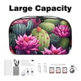 thumbnail image 3 of Cactus Hard Drive Cases Cable Organizer Small Travel Electronic Organizer Charger Case Organizer Oxford Fabric Waterproof Storage Bag for Protecting Electronic Gadgets - 5.9x9.44x3.14 in, 3 of 6