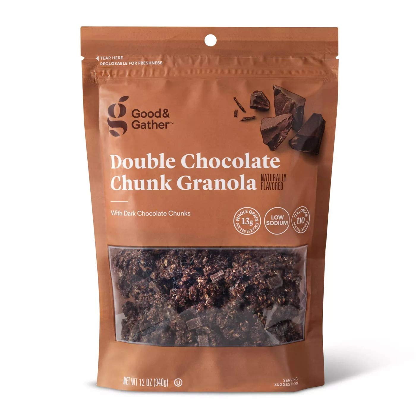 Good & Gather Double Chocolate Chunk Granola 12oz