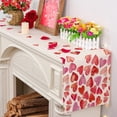 thumbnail image 4 of Boovnll Valentines Day Table Runner, 13x71" Valentine's Day Printing Table Runner, Valentines Table Runner for Holiday Kitchen Dining Table, Party Decor, Valentines Day Decorations, 4 of 6
