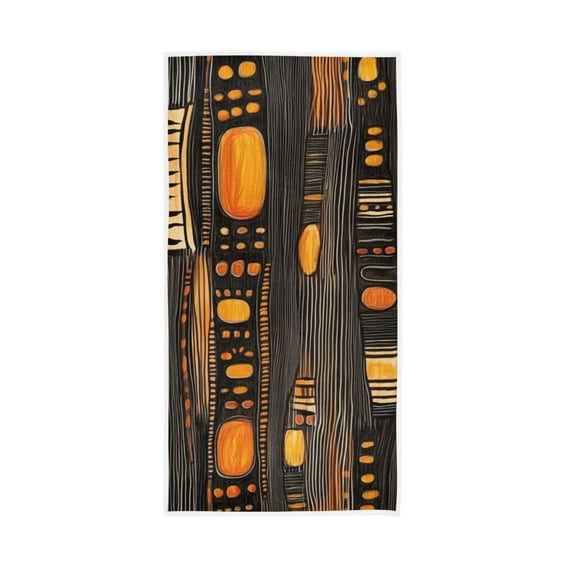 Patterns in African Art Face Towel Absorbent Hand Towels Bath Sport Gym