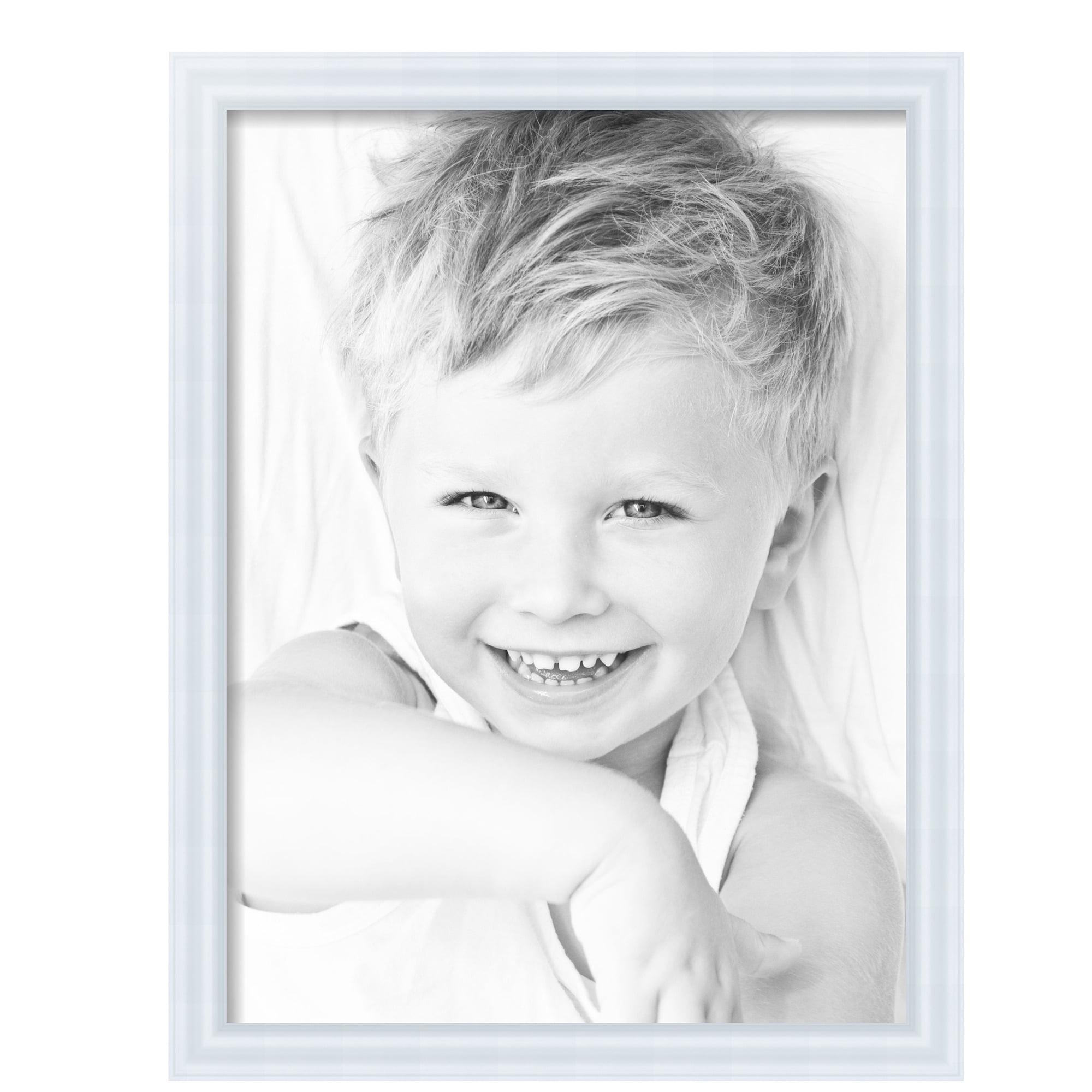 ArtToFrames 18" x 24" White Picture Frame, 18x24 inch White MDF Poster Frame (WOM-4443),  Pack