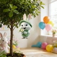 thumbnail image 5 of Tyidzon Easter Bunny Decorations Hanging 2D Flat Acrylic Ornaments, Happy Easter Ornaments for Home Holiday Indoor Party Decor, 5 of 6