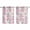 Pink, variant on Yellow Blue Spring Floral Kitchen Curtains 63 Inch Length, Summer Botanical Farmhouse Grommet Top Bedroom Living Room Curtains, Light Filtering Cafe Curtain Drapes 2 Panels Set 84''x63''