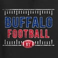 thumbnail image 6 of Wild Bobby Buffalo BUF Hometown City Football Fan Pride Sports Unisex Crewneck Sweatshirt, Black, XX-Large, 6 of 6