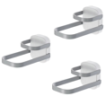 thumbnail image 1 of Multifunctional Clothes Hanger Storage Rack Punch-Free Wall-Mounted Double-Layer Foldable Clothes Rack Storage Rack A, 1 of 6