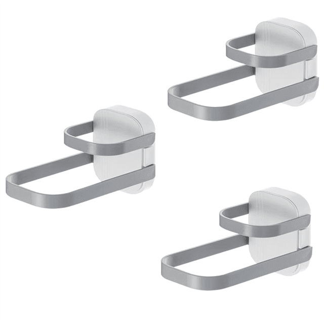 Multifunctional Clothes Hanger Storage Rack Punch-Free Wall-Mounted Double-Layer Foldable Clothes Rack Storage Rack A