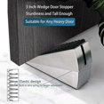 thumbnail image 3 of Door Stopper,Heavy Duty Door Stop Wedge Tall Door Stoppers for Bottom of Door, Adjustable Spring Lo, 3 of 5