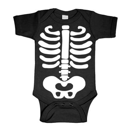 BABY SKELETON - halloween costume outfit  - Cotton Infant Bodysuit