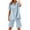 Light Blue#3, variant on pstuiky Two Piece Sets for Women Dressy Fashion Solid Color Lightweight 2 Piece Sleepwear Casual Loose Fit V-Neck Short Sleeve Pajama Sets with Shorts Loungewear Sets Woman Sky Blue L