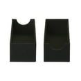 thumbnail image 6 of Household Essentials 2-Pack of Drawer Organizers, Sturdy Chipboard With Soft Polyester Cover, Handy and Fashionable Organization Solution, 3” H x 4” W x 12” D, Black Linen, 6 of 8