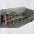 thumbnail image 6 of Fall Soft Flannel Fleece Throw Blanket, Beech Fall Tree with Tall Bodies Wilderness Rural Countryside Themed Design, Cozy Plush for Indoor and Outdoor Use, 50" x 70", Grey Yellow, by Ambesonne, 6 of 6