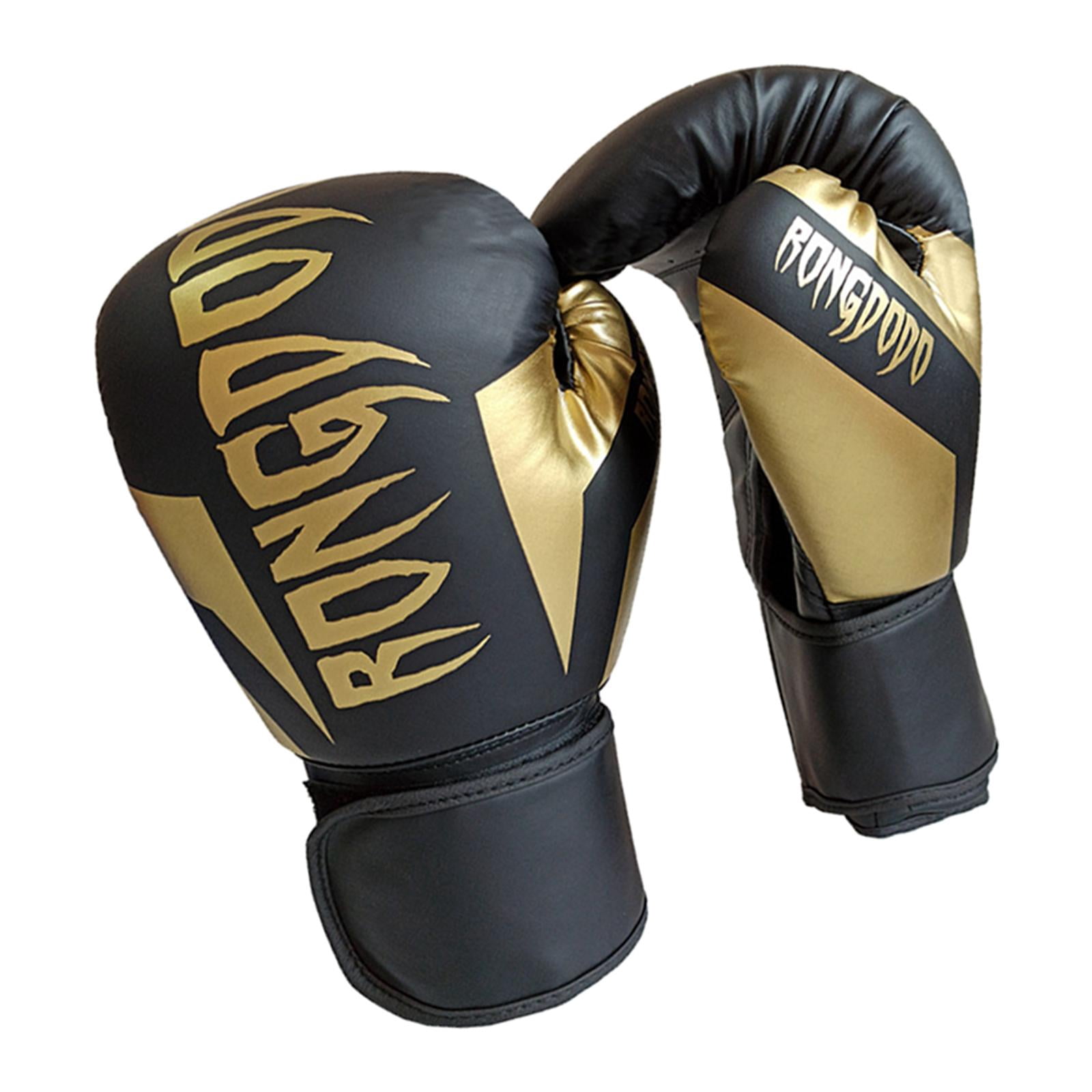 Vensio -6oz Children's Boxing Gloves for Training and Exercise, Professional PU Leather Sparring Mitts for Kids Aged 6-18, Breathable Boxing Mitts with Wrist Support Black