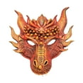thumbnail image 4 of Halloween Cosplay Dragon Face Adult Animal Photo Props Scary Face red, 4 of 9