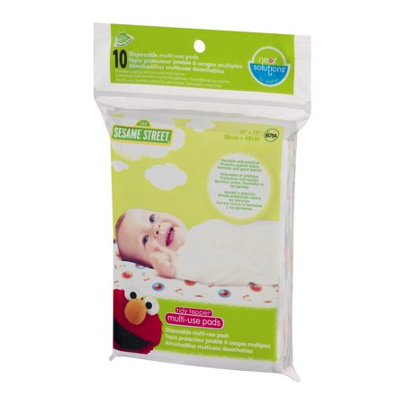 Neat Solutions Multi-Use Pads, Sesame Street, 10 Ct