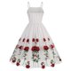 thumbnail image 4 of Vestido de Cóctel de Verano, Camisola Gasa Vestido sin Mangas con Bordado Rosa, Estilo de Fiesta de Cóctel de las Mujeres, 4 of 7