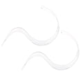 thumbnail image 3 of CIMAXIC 2pcs Transparent Acrylic Belt Display Stands Clear Belt Rack Holder for Shop Store,7.09"X3.94"X1.57", 3 of 4